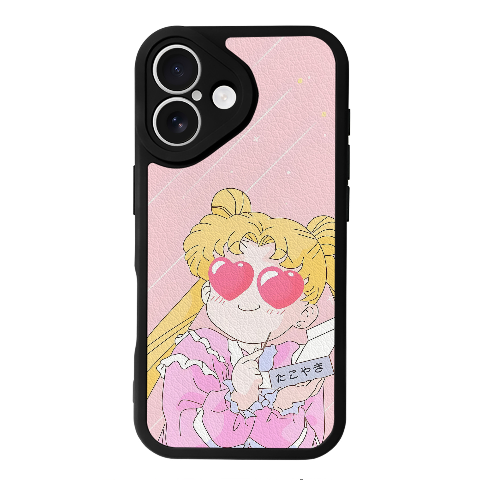 （画像用） 美少女戦士セーラームーン Sailor Moon 【iPhone 16シリーズ対応】シリコンスマホケース（レザー調） 材質：シリコン